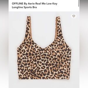 SET: OFFLINE By Aerie Real Me Low Key Longline Sports Bra & legging SIZE SMALL